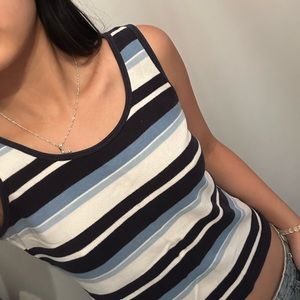 striped tank top